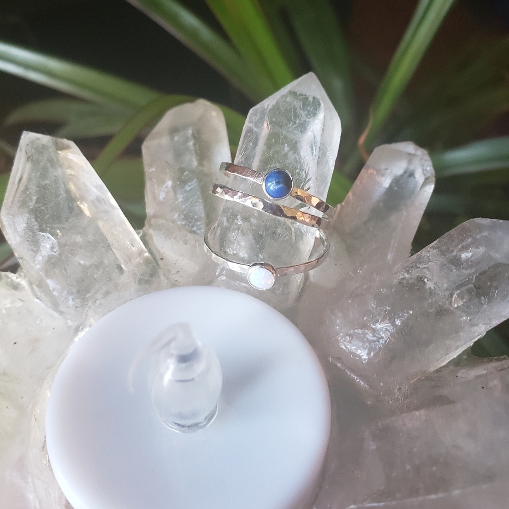 Sterling Silver Stack Rings - Picture 3 of 4